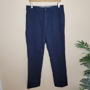 Lands' End | Tailored Fit Navy Blue Straight Leg Chino Pants